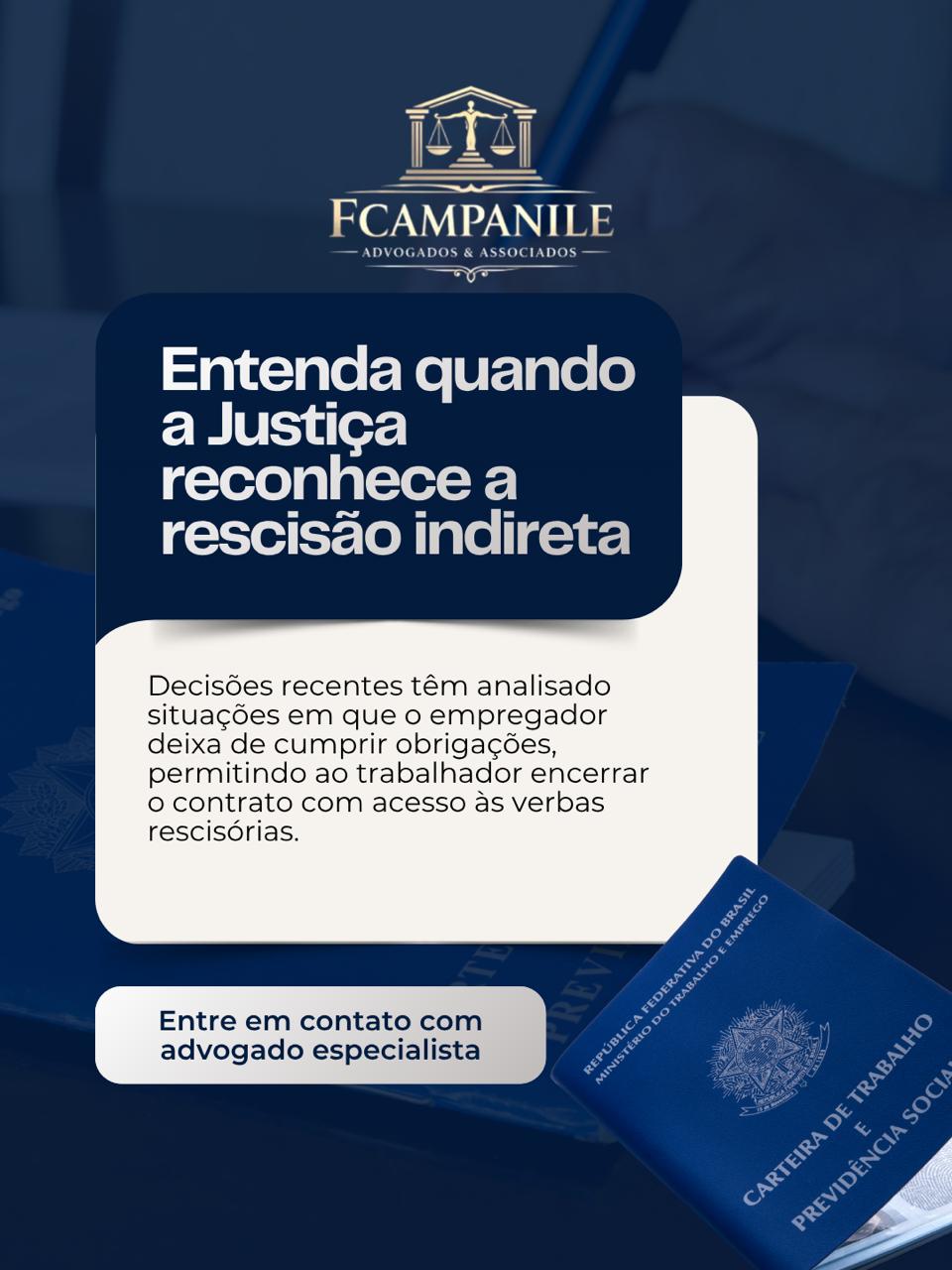 Card sobre rescisão indireta